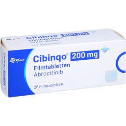Abbildung: Cibinqo 200 mg Filmtabletten 28 St, Filmtabletten PZN 17388089