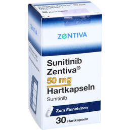 Abbildung: Sunitinib Zentiva 50 mg Hartkapseln 30 St, Hartkapseln PZN 17388161