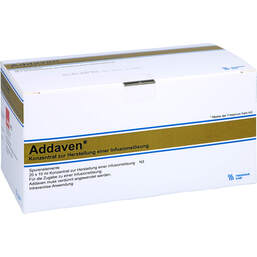 Abbildung: Addaven Konzentrat zur Herstellung einer Infusionslösung 20X10 ml, Infusionslösungskonzentrat PZN 17394753