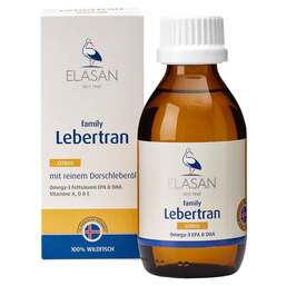 Abbildung: Elasan family Lebertran Öl, 150 ml PZN 17395600