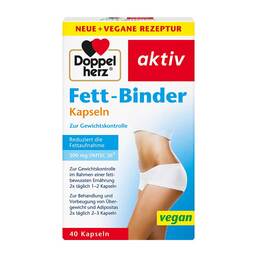 Abbildung: Doppelherz® Fett-Binder Kapseln Kapseln, 40 St PZN 17396249