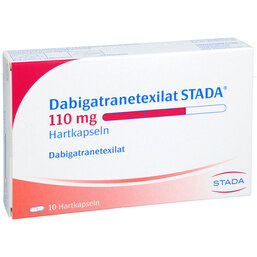 Abbildung: Dabigatranetexilat STADA 110 mg Hartkapseln 10 St, Hartkapseln PZN 17397102