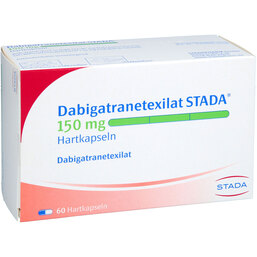Abbildung: Dabigatranetexilat STADA 150 mg Hartkapseln 60 St, Hartkapseln PZN 17397208