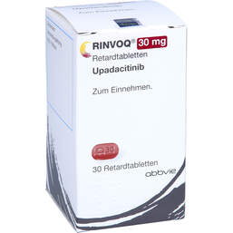 Abbildung: Rinvoq 30 mg Retardtabletten 30 St, Retard-Tabletten PZN 17397645
