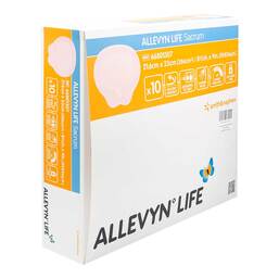 Abbildung: Allevyn Life Sacrum größe 21,6x23cm Silikon schaumverband  10 St, Verband PZN 17413864