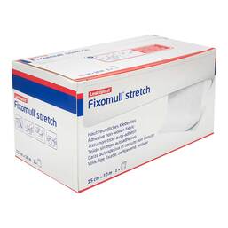 Abbildung: Fixomull stretch 15 cmx10 m 1 St, Pflaster PZN 17414131