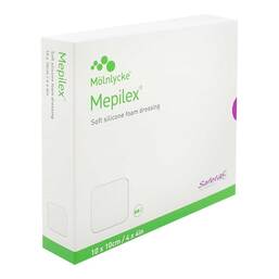 Abbildung: Mepilex 10x10 cm Schaumverband 5 St, Verband PZN 17414237