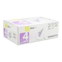 Abbildung: Mylife Clickfine Pen-Nadeln 4 mm 32 G Diamond Tip 100 St, Kanüle PZN 17414295