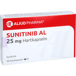 Abbildung: Sunitinib AL 25 mg Hartkapseln 30 St, Hartkapseln PZN 17416331
