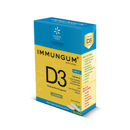 Abbildung: Vitamin D3 Immungum Kaugummi 28 g, Kaugummi PZN 17417141