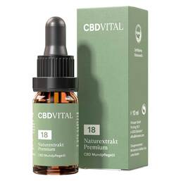 Abbildung: Naturextrakt Premium 18% CBD Tropfen, 10 ml PZN 17419878