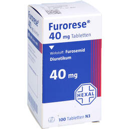 Abbildung: Furorese 40 mg Tabletten Dose 100 St, Tabletten PZN 17420717