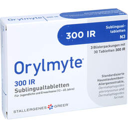Abbildung: Orylmyte 300 IR Fortsetzungsbehandl.Sublingualtab. 90 St, Sublingualtabletten PZN 17421148