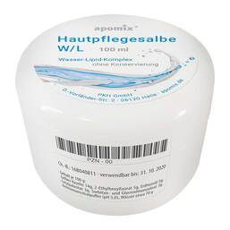 Abbildung: Apomix Hautpflegesalbe W / L ohne Konservierung 100 ml, Creme PZN 17421289