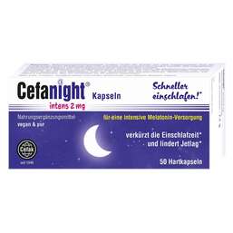 Abbildung: Cefanight intens 2 mg Hartkapseln 50 St, Hartkapseln PZN 17422426