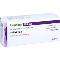 Abbildung: Remsima 120 mg Injektionslösung im Fertigpen 6 St, Injektionslösung PZN 17422461