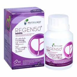 Abbildung: Nutrilago Regen50 strong Kapseln 60 St, Kapseln PZN 17423118