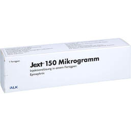 Abbildung: Jext 150 Mikrogramm Injektionslösung in einem Fertigpen 1 St, Injektionslösung in einem Fertigpen PZN 17438597