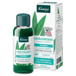 Abbildung: Kneipp Erkältungsbad Eucalyptus 21 g / 100 ml Bad, 100 ml PZN 17441263