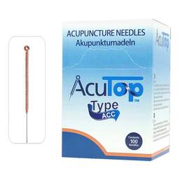 Abbildung: Acutop Akupunkturnadeln ACC 0,25x40 mm 100 St PZN 17443977 