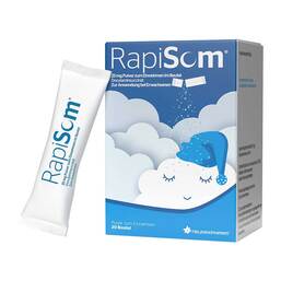 Abbildung: RapiSom® 25 mg Pulver zum Einnehmen im Beutel Pulver, 20X25 mg PZN 17444936