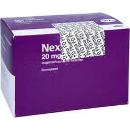 Abbildung: Nexium 20 mg magensaftresistente Tabletten 90 St, Tabletten magensaftresistent PZN 17448176