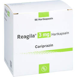 Abbildung: Reagila 3 mg Hartkapseln 98 St, Hartkapseln PZN 17449141