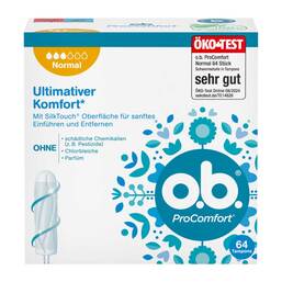 Abbildung: O.B. Tampons Procomfort normal 64 St, Tampon PZN 17454998