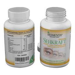 Abbildung: Biomenta Sehkraft Kompl.DHA Lutein Zeaxanthin Kapseln 90 St, Kapseln PZN 17467848