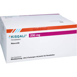 Abbildung: Kisqali 200 mg Filmtabletten 3X42 St, Filmtabletten PZN 17482492