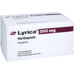 Abbildung: Lyrica 300 mg Hartkapseln 100 St, Hartkapseln PZN 17482575