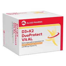 Abbildung: D3 + K2 Duoprotect Vit AL 1000 I.E. / 80 µg Kapseln Kapseln, 90 St PZN 17482670
