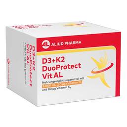 Abbildung: D3 + K2 Duoprotect Vit AL 2000 I.E. / 80 µg Kapseln Kapseln, 90 St PZN 17482701