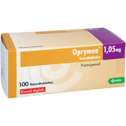 Abbildung: Oprymea 1,05 mg Retardtabletten 100 St, Retard-Tabletten PZN 17502616
