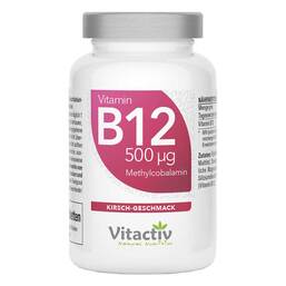 Abbildung: Vitamin B12 500 µg Kautabletten Kautabletten, 100 St PZN 17505112