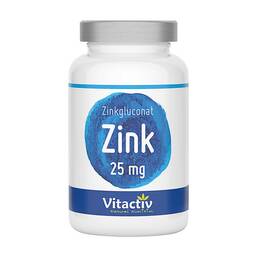 Abbildung: Zink 25 mg Tabletten Tabletten, 100 St PZN 17505129