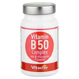 Abbildung: Vitamin B 50 Complex Tabletten Tabletten, 60 St PZN 17505158