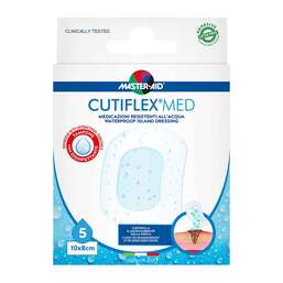 Abbildung: Cutiflex Med Folienverband 8x10 cm 5 St, Verband PZN 17505649
