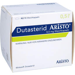 Abbildung: Dutasterid Aristo 0,5 mg Weichkapseln 90 St, Weichkapseln PZN 17507223