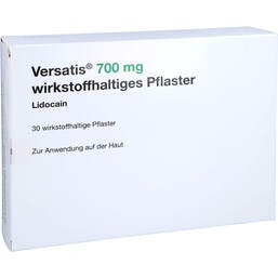 Abbildung: Versatis 700 mg wirkstoffhaltiges Pflaster 30 St, Pflaster PZN 17510834