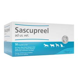 Abbildung: Sascupreel ad us.vet.Ampullen 50X5 ml, Ampullen PZN 17511779