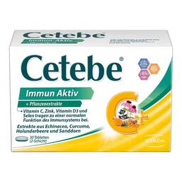 Abbildung: Cetebe Immun Aktiv Tabletten 30 St, Tabletten PZN 17513442