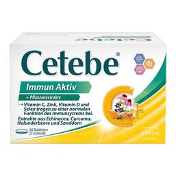 Abbildung: Cetebe Immun Aktiv Tabletten 60 St, Tabletten PZN 17513502