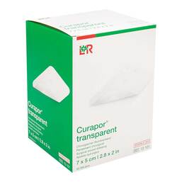 Abbildung: Curapor Wundverband steril transparent 5x7 cm 50 St, Pflaster PZN 17516713 