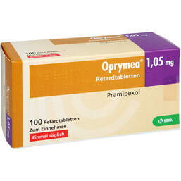 Abbildung: Oprymea 1,05 mg Retardtabletten 100 St, Retard-Tabletten PZN 17518474