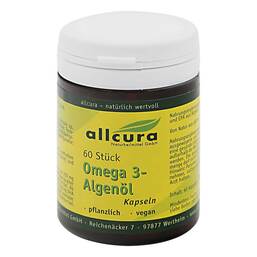 Abbildung: Omega-3 Algenöl Kapseln 60 St, Kapseln PZN 17520471