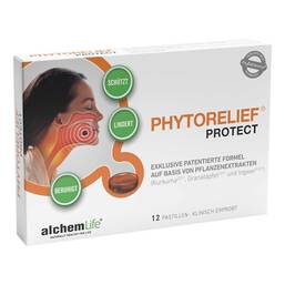 Abbildung: Phytorelief Protect Lutschpastillen 12 St, Lutschpastillen PZN 17522783