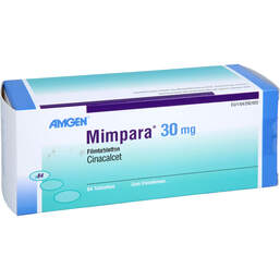 Abbildung: Mimpara 30 mg Filmtabletten 84 St, Filmtabletten PZN 17523340