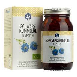 Abbildung: Schwarzkümmelöl 500 mg Kapseln Bio vegan ägypt. 120 St, Kapseln PZN 17524368