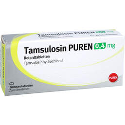 Abbildung: Tamsulosin Puren 0,4 mg Retardtabletten 20 St, Retard-Tabletten PZN 17524428